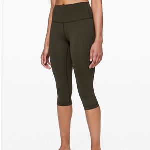 Lululemon wunder under high-rise crop